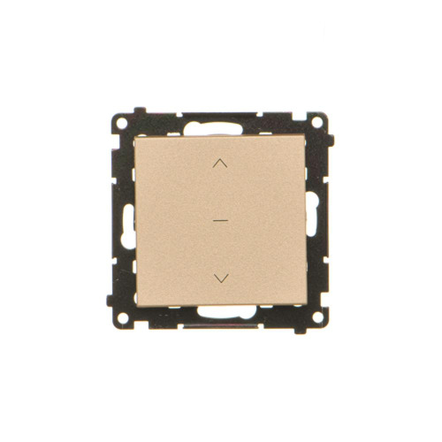 Product: SIMON 55 MODUŁ SZAMPAŃSKI MAT PRZYCISK ŻALUZJOWY ZACISKI SPRĘŻYNOWE 10A 250V