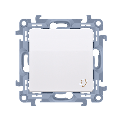 Product: SIMON 10 MODUŁ BIAŁY PRZYCISK "DZWONEK" ZACISKI SPRĘŻYNOWE 10AX 250V